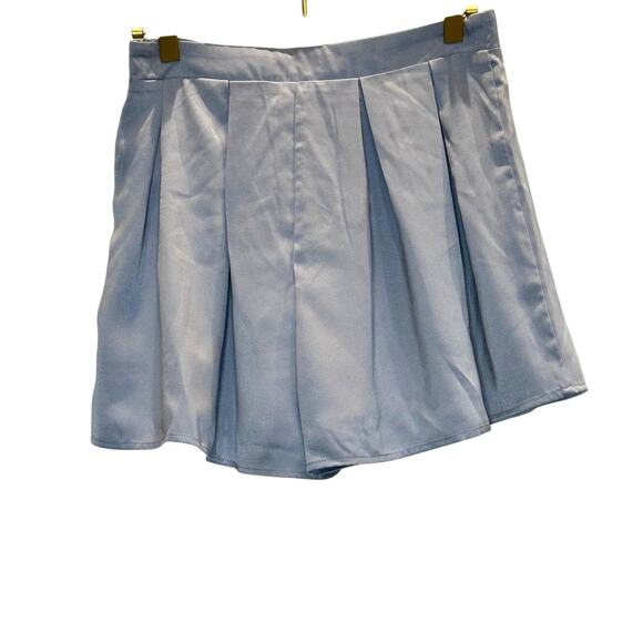 Mable – Juno Tied Detail Top and Shorts Set – Blue – S - Picture 8 of 12